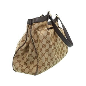 Gucci GG Tote Bag Sukey Canvas Brown